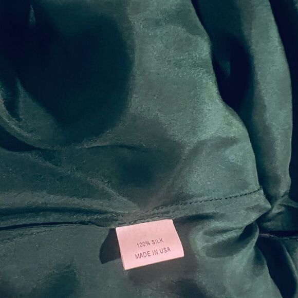 Miguelina silk/lace blouse size large - Picture 9 of 9